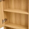 Wall Mounted Bathroom Storage Cabinet With Mirror Door, Medicine Cabinet, Over The Toilet Storage Cabinet With Shelves And Towel Rack - Burly Wood - Image 13
