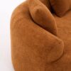Compression Sofa:4 Seater Orange Sofa With Wood Grain Chenille Fabric, 30D, 60 Hardness Full Sponge, 4 Pillows For Living Room, Home Furniture Sleeper Sectional Sofa For Apartment - Image 18