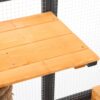 Outdoor Cat House, Diy Cat Enclosure With Double Enter Doors - Black Brown - Image 18