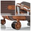 4 Piece Luggage Set Suitcase Set, Abs Hard Shell Lightweight Expandable Travel Luggage With 4 Packing Cubes, Tsa Lock, Spinner Wheels (16 / 20 / 24 / 28) - Brown - Image 6