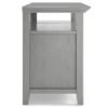 Amherst - TV Media Stand - Fog Gray - Image 4