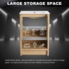 Modern 24" Freestanding Bathroom Vanity With Ceramic Sink And Soft Closing Doors - Oak - Image 8
