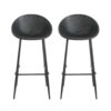 Gable - Barstool (Set of 2) - Black - Image 2