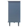 2 Door 3 Drawer Cabinet, American Furniture, Suitable For Bedroom, Living Room, Study - Blue - Image 10