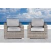 Patio Chair With Cushions (Set of 2) - Gray Mix - Image 6