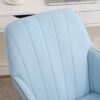 Adjustable Office Chair, Home Bedroom, Ergonomic Swivel Chair, Backrest Seat, Comfortable For Long Sitting - Baby Blue - Image 8