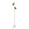 Cone - Glam Floor Lamp - Gold / White - Image 4