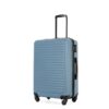 3 Piece Luggage Sets Lightweight Suitcase With Two Hooks, Spinner Wheels, Tsa Lock, (20/24/28) - Blue - Image 9
