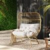 Palos - Outdoor Wicker Loveseat - Light Brown - Image 14