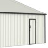 Double Garage Metal Shed With Side Entry Door - White - Image 6