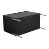 Minimalist 36" Freestanding Bathroom Vanity With Resin Sink And Storage Cabinet - Dark Oak - Image 20