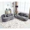 Bean Bag Sofa Lazy Sofa Durable Comfort Lounger High Back Bean Bag Chair Couch For Adults And Kids, Indoor & Outdoor - Dark Gray - Image 13