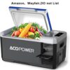 Portable Refrigerator, Car Freezer With App Control, 12V, 45W Low Noice Cooler For Rv, Boat - White - Image 2