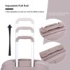 Hardshell Suitcase Double Spinner Wheels Pp Luggage Sets Lightweight Durable Suitcase With Tsa Lock, 3 Piece Set (20/24/28) - Griege - Image 7