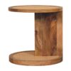 Close Knit Corner End Table - Oak - Image 3