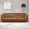 Marlon - Luxury Italian Leather Sofa - Brown / Rustic - Image 2