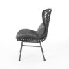 Calypso - Outdoor Chair With Water Resistance Cushion And Iron Frame - Gray - Image 8