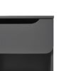 Modern Minimalist 1 Drawer Nightstand With Cubby - Dark Gray - Image 5