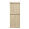 4 Door Storage Cabinet With 1 Drawer And 4 Adjustable Inner Shelves - Natural - Image 9
