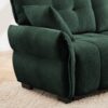 Ergonomic Single Seater Sofa With Ottoman, High Resilience Support Cushions, Modern Lounge Chair - Green - Image 17