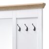 Melati - Hall Tree - Light Oak / White - Image 4