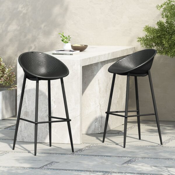 Gable - Barstool (Set of 2) - Black