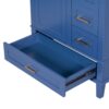 Bathroom Vanity, Modern Bathroom Cabinet With Sink Combo Set, Bathroom Storage Cabinet With A Soft Closing Door And 3 Drawers, Solid Wood Frame - Blue - Image 19