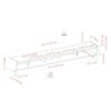 Modern Wall-Mounted Floating TV Stand - Coastal Oak - Image 5