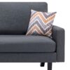 Bahamas - Sofa With 2 Throw Pillows - Dark Gray - Image 3