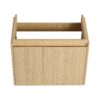Modern 24" Bathroom Vanity With Ceramic Basin, Wall Mounted Floating Sink Combo, Wooden Storage Cabinet - Oak - Image 15