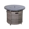 Outdoor Fire Pit Table With Lid - Gray Mix - Image 2