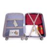 Hardshell Suitcase Double Spinner Wheels Pp Luggage Sets Lightweight Durable Suitcase With Tsa Lock, 3 Piece Set (20/24/28) - Griege - Image 8