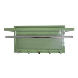 Esyspot - Metal Powder Coating Hook Wall Mounted With Shelf - Green