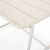 Outdoor Side Table With Metal Frame - White - Image 7