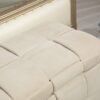 Upholstered Fabric Storage Ottoman Bench With Safety Hinge For Bedroom & Living Room - Beige - Image 14