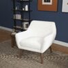 Panom - Lounge Chair - Brown / White - Image 6