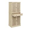 4 Door Storage Cabinet With 1 Drawer And 4 Adjustable Inner Shelves - Natural - Image 15