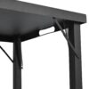Versatile Outdoor Cabinet With Folding & Expandable Work Surfaces, Ample Storage Space, And Lockable Wheels - Matte Black - Image 27