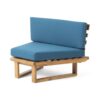Mirabelle - Corner Chair, Coffee Table - Teal - Image 7