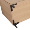 Modern 24" Bathroom Vanity Base With Basin And Storage Cabinet - Oak - Image 20