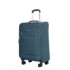 5 Piece Set (18/23/27/Travelbag /Toiletry Bag), Softshell Suitcase Spinner Wheels Terylene Polyester Luggage Sets Carry On Suitcase Luggage Lightweight Durable Suitcase - Dark Green - Image 11