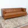 Mara - Tufted Sofa - Cognac / Tan - Image 8
