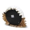 Luciana - Tufted Cocktail Ottoman With Skirt - Antique White - Image 5