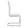 (Set of 4) Material Bow Shaped Chairs Adding Fashion To Minimalist And Contemporary Home Styles - White - Image 17