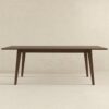 Levi - Modern Style Rectangular Dining Table - Brown - Image 3