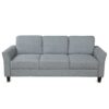 Living Room Furniture Loveseat Sofa And 3 Seat Sofa - Gray - Image 2