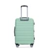 3 Piece Luggage Sets Pc Lightweight & Durable Expandable Suitcase With Two Hooks, Double Spinner Wheels, Tsa Lock, (21/25/29) - Light Green - Image 11