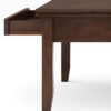 Artisan - Square Coffee Table - Russet Brown - Image 7