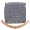 Candescent - Dining Chair With Curved Back And Wood Frame (Set of 2) - Gray - Image 4