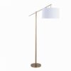 Casper - Contemporary Floor Lamp - Gold / Off White - Image 3